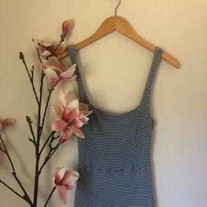 Urban Outfitters Blue Gingham Dress